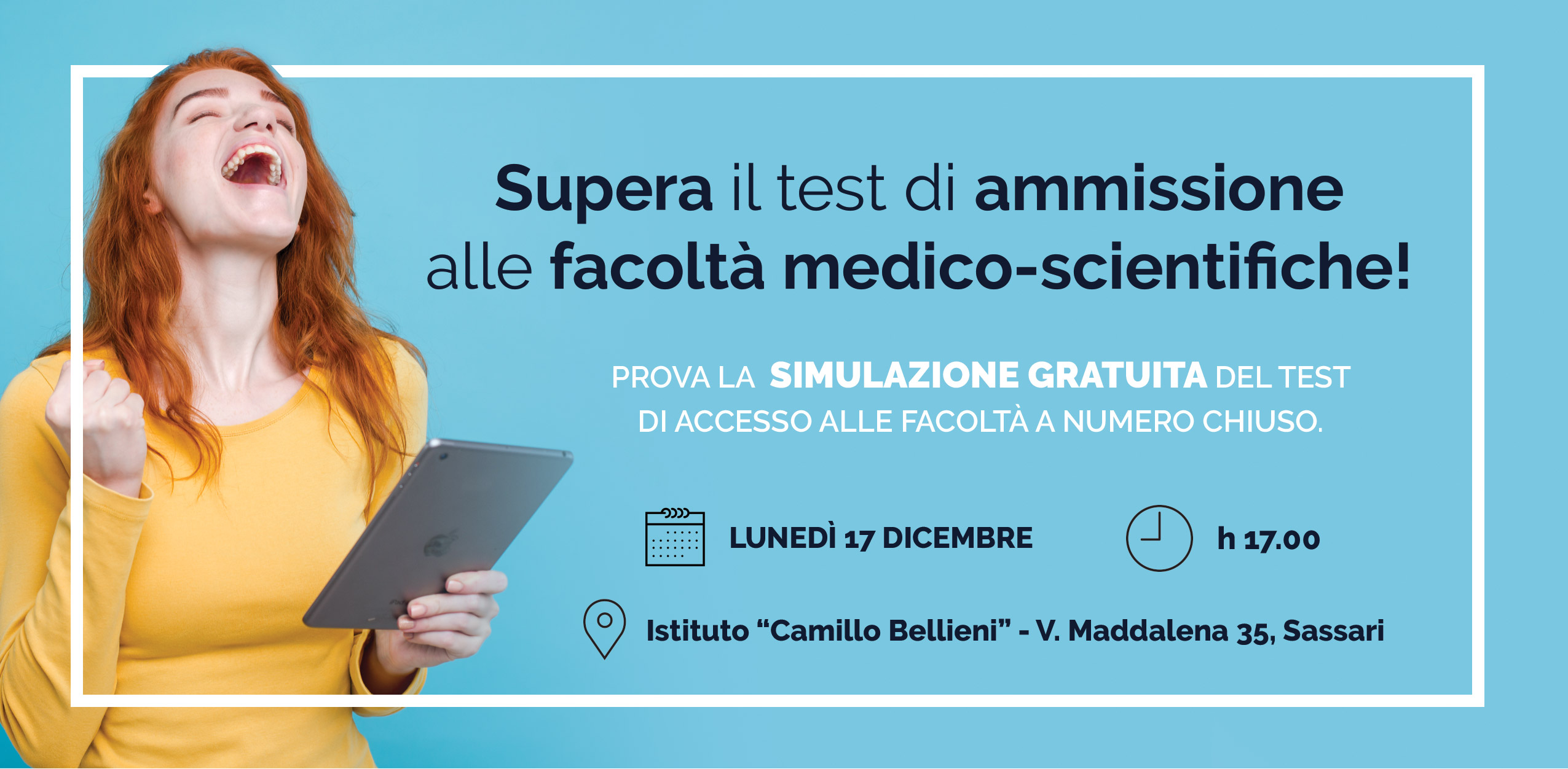 Facoltà a numero chiuso? Prova la simulazione del test di accesso e scopri come superarlo.