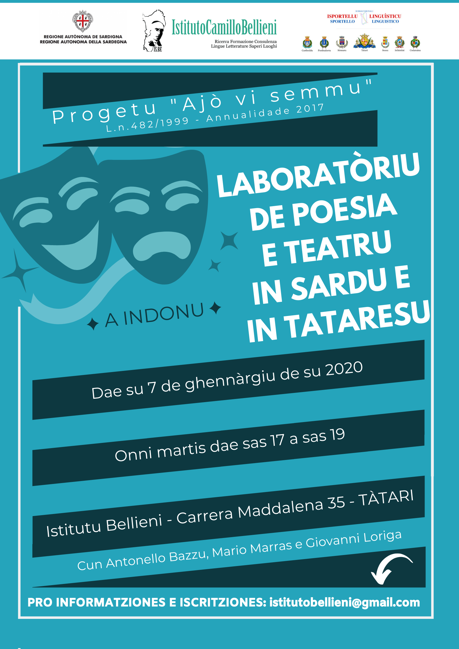 Laboratorio di Poesia e Teatro in sardo e in sassarese