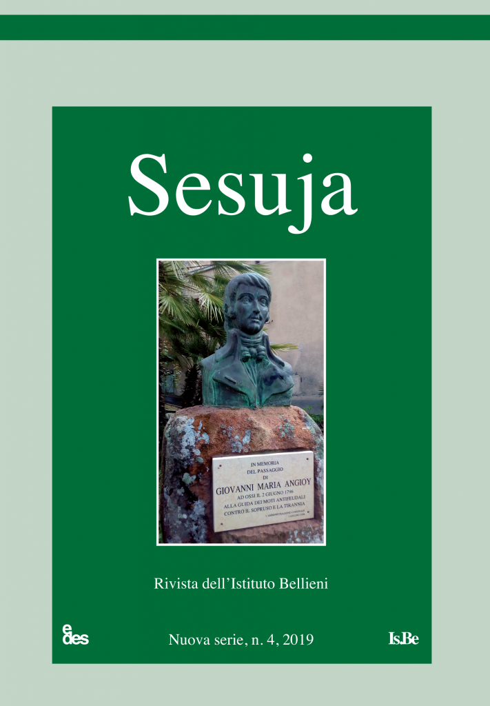 Sesuja la rivista dell'Istituto Bellieni Sassari