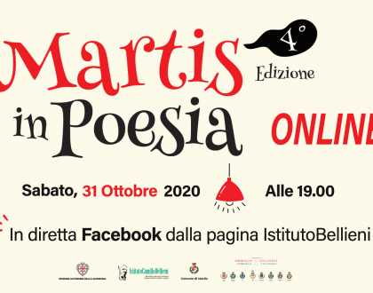Martis in poesia - 4 edizione ONLINE in diretta Facebook