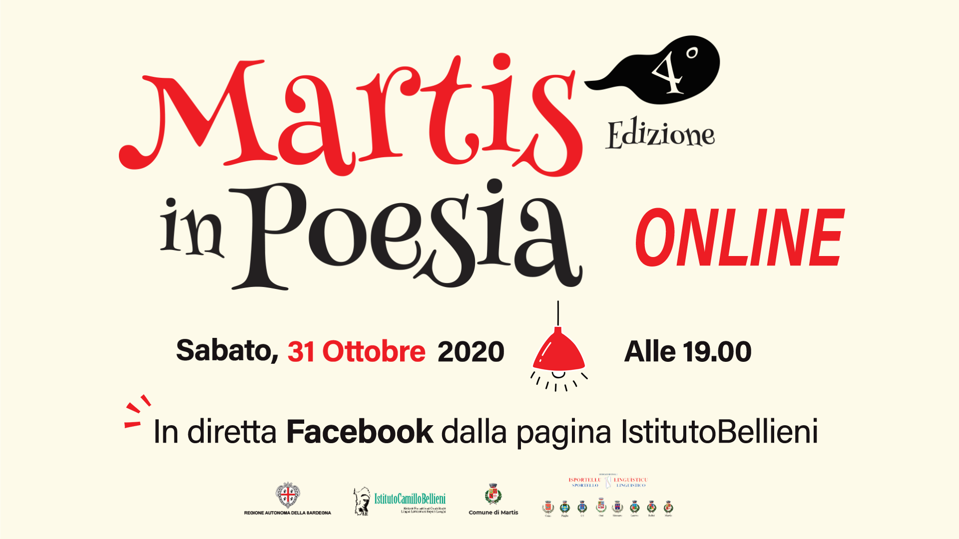 Martis in poesia - 4 edizione ONLINE in diretta Facebook