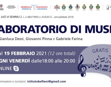Laboratorio di musica in sardo - Gratuito